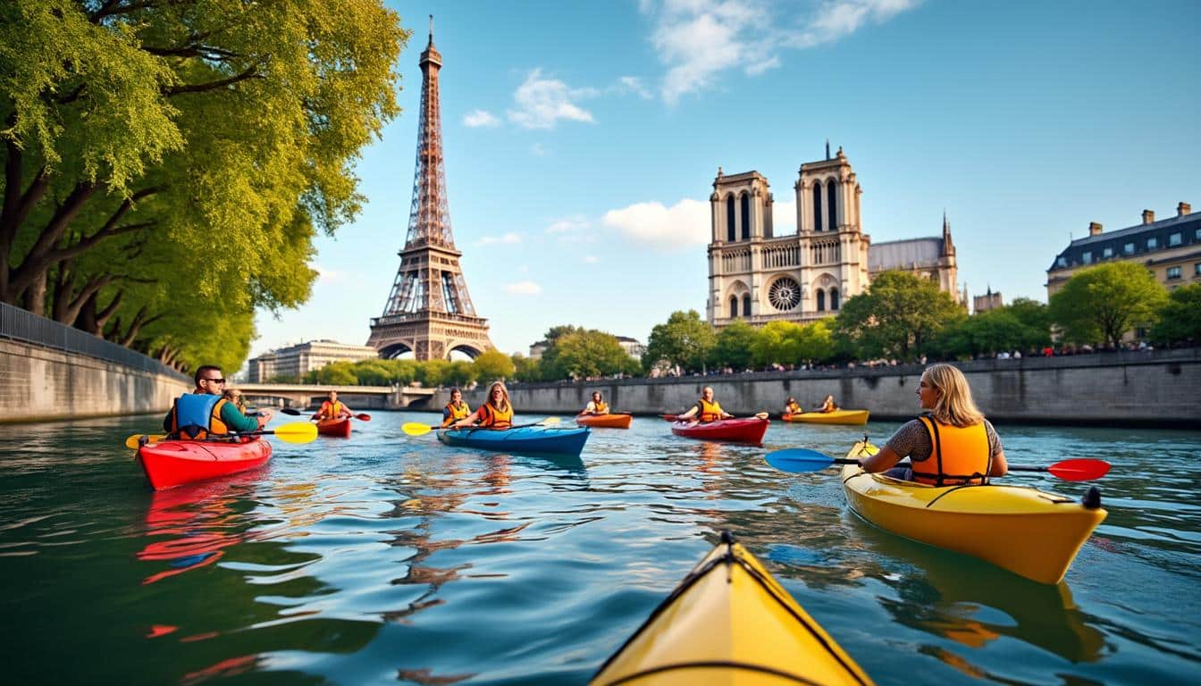 découvrez paris autrement en explorant la seine en kayak. vivez une aventure insolite au cœur de la capitale et admirez ses monuments emblématiques sous un nouvel angle.