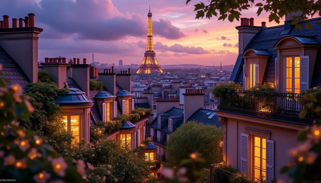 découvrez les plus beaux rooftops cachés de paris pour vivre une soirée magique en hauteur. profitez d’adresses secrètes avec vue panoramique, ambiance intimiste et cocktails raffinés, loin de l’agitation de la ville.