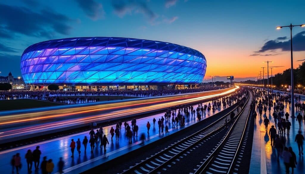 découvrez toutes les astuces pour rejoindre facilement le stade de france à saint-denis en rer b et d, que ce soit pour un concert ou un match. conseils pratiques et informations transport.