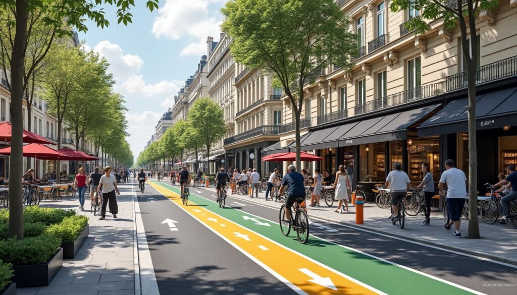 découvrez comment paris se transforme durablement grâce aux pistes cyclables, au système vélib’ et aux nouvelles habitudes de mobilité qui façonnent la ville de demain.