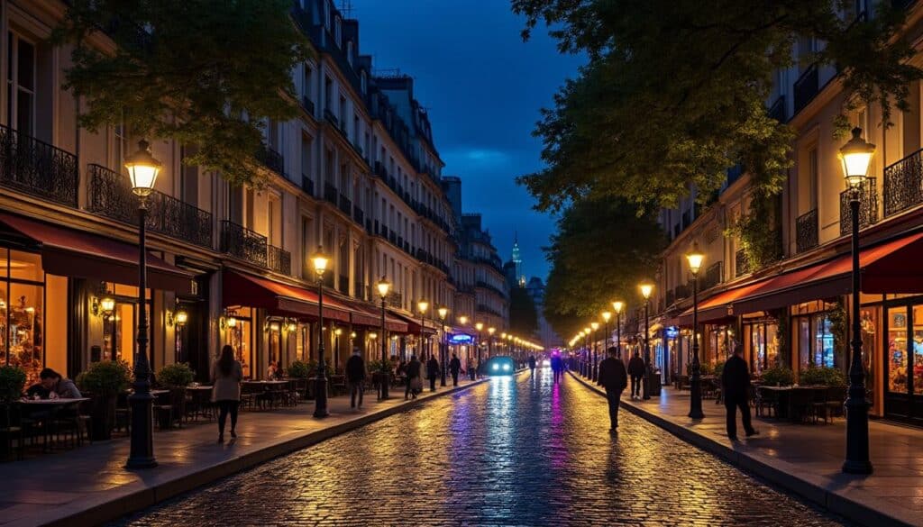 découvrez les itinéraires sécurisés et pittoresques pour explorer paris la nuit, de l'opéra à pigalle, alliant charme et tranquillité.