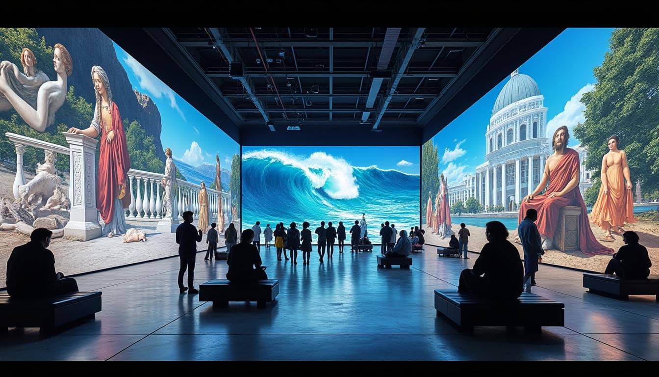 découvrez l'atelier des lumières, une expérience immersive unique, et explorez la question : peut-on considérer cette innovation numérique comme une véritable expression culturelle ?