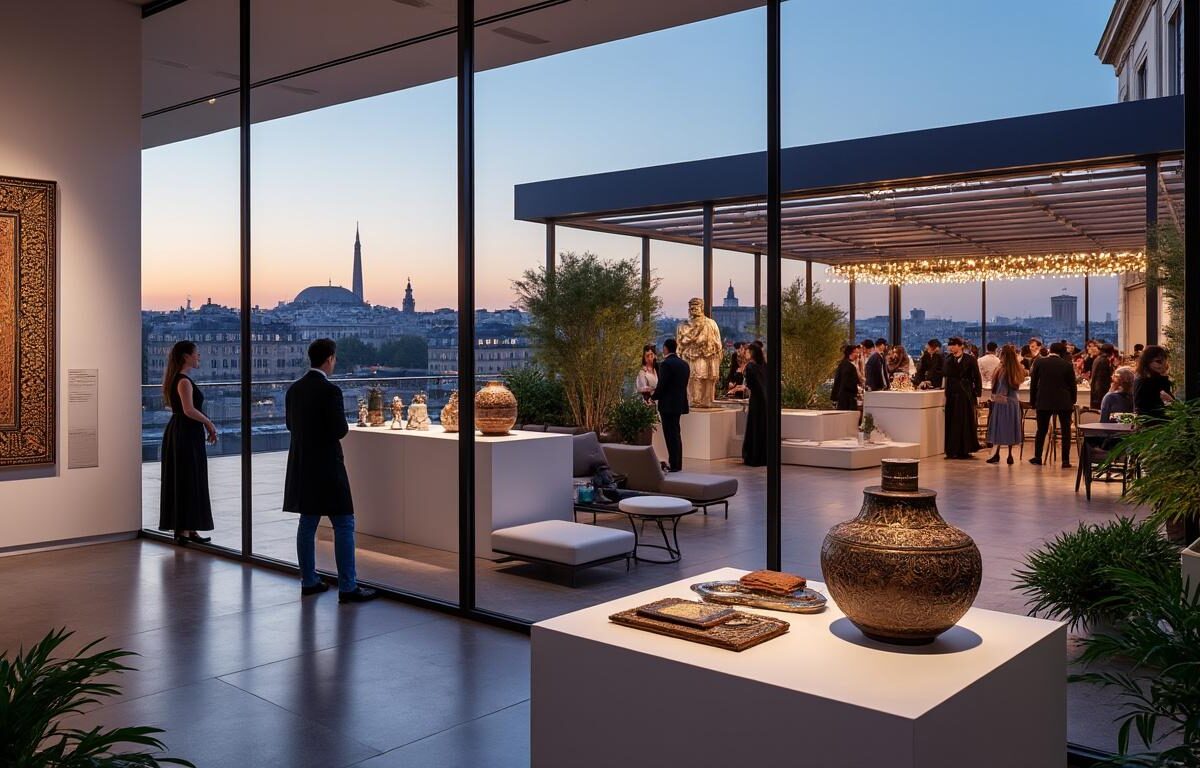 découvrez l'institut du monde arabe : une exposition captivante et un rooftop exceptionnel pour une soirée parfaite alliant culture et vue panoramique.