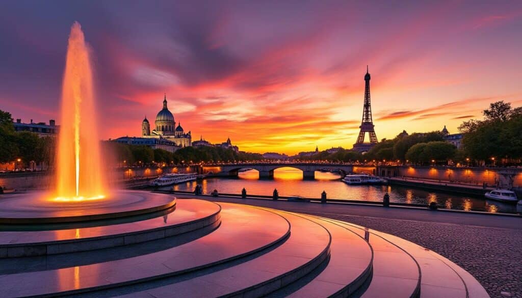 découvrez les meilleurs spots pour admirer un coucher de soleil spectaculaire à paris : trocadéro, montmartre et le quai de seine. vues magnifiques garanties !