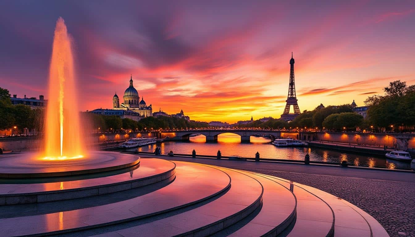 découvrez les meilleurs spots pour admirer un coucher de soleil spectaculaire à paris : trocadéro, montmartre et le quai de seine. vues magnifiques garanties !