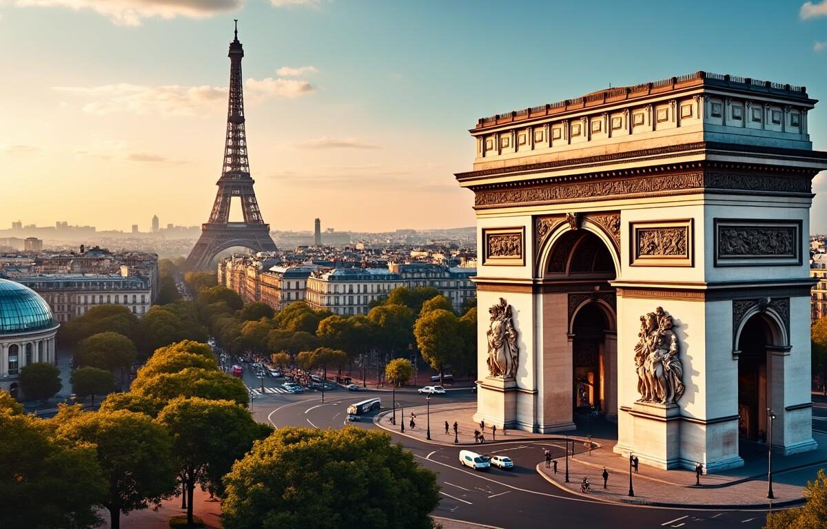 découvrez les plus beaux points de vue de paris : admirez l'arc de triomphe, la tour montparnasse et les galeries lafayette pour des panoramas exceptionnels sur la ville lumière.