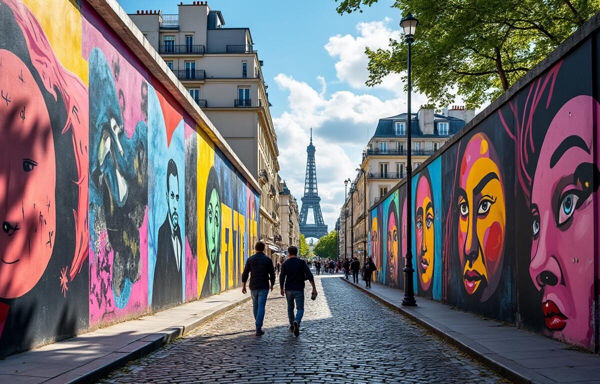découvrez un itinéraire fascinant de street art à paris, explorant les murales vibrantes de belleville au 13e arrondissement.
