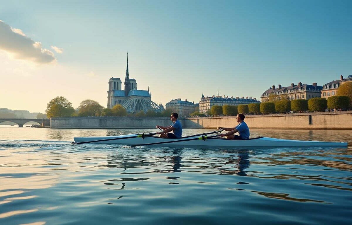 découvrez les meilleurs endroits pour vous initier à l'aviron autour de l’île de la cité sur la seine. profitez d'une activité sportive au cœur de paris dans un cadre unique.
