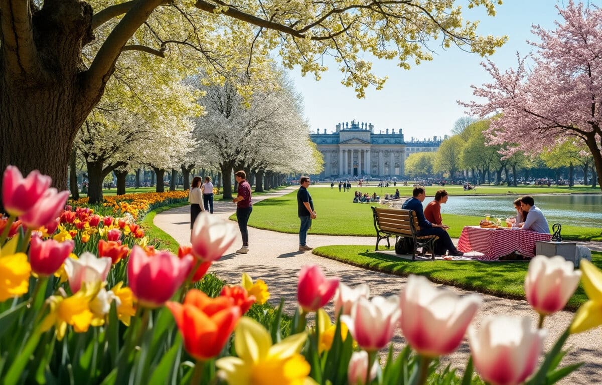 découvrez paris au printemps avec les magnifiques floraisons du jardin du luxembourg et profitez d'un pique-nique convivial aux invalides, lieux parfaits pour une journée ensoleillée et culturelle.