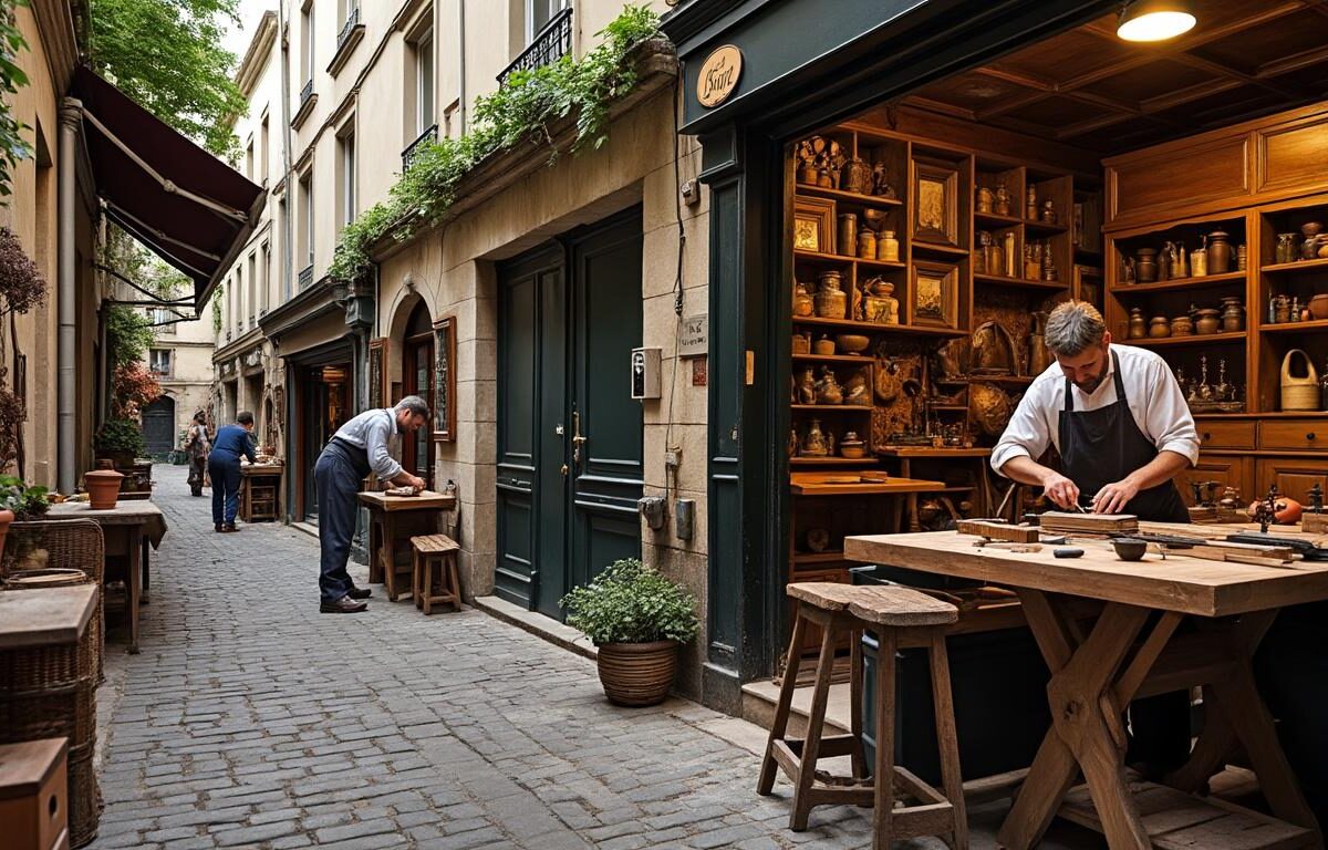 découvrez le patrimoine vivant de paris à travers des ateliers d'artisanat uniques autour de la rue du faubourg saint-antoine, un véritable voyage au cœur des savoir-faire traditionnels.