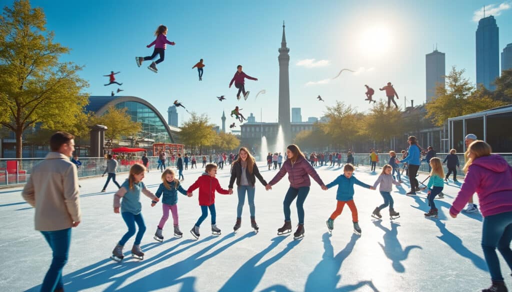 découvrez des activités sportives en famille à la villette : patinoires, trampolines, et parcs sportifs pour petits et grands, pour des moments de plaisir et de détente.