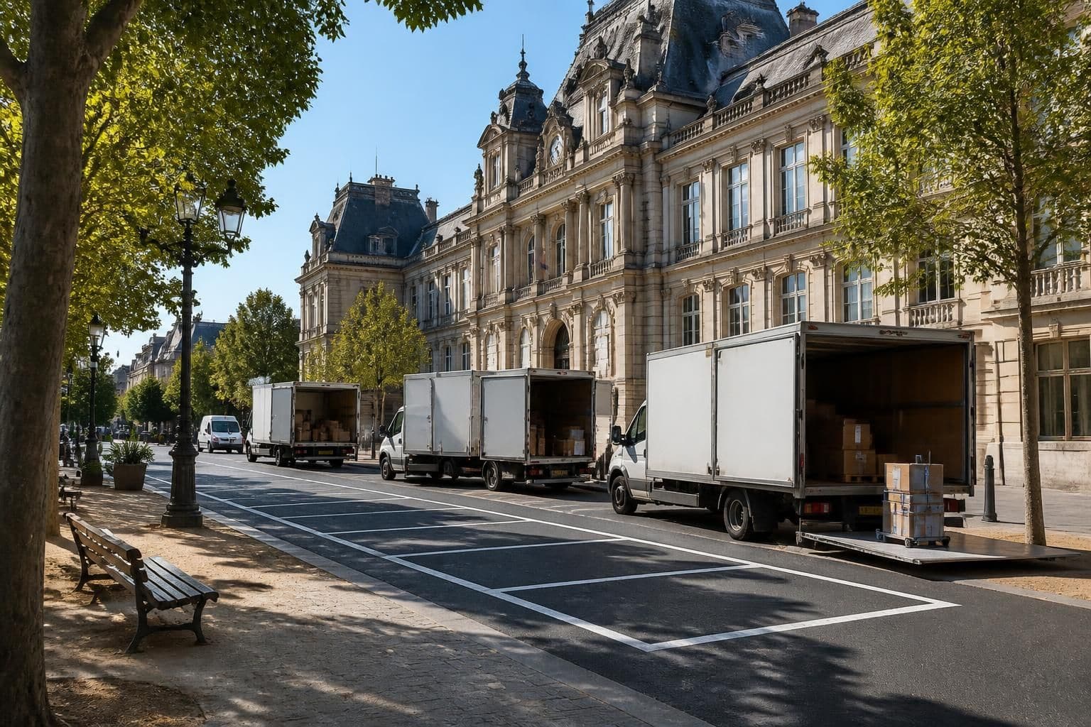 la mairie d'arrondissement établit des règles strictes pour limiter les places de livraison le dimanche à paris, afin de mieux organiser le trafic et préserver la tranquillité des habitants.