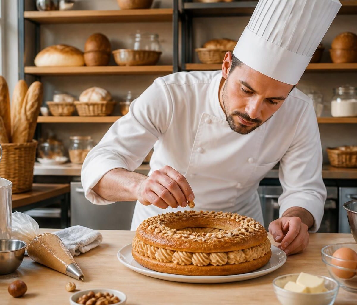 découvrez la recette facile du paris-brest, expliquée pas à pas par un boulanger professionnel pour réussir ce dessert classique chez vous.