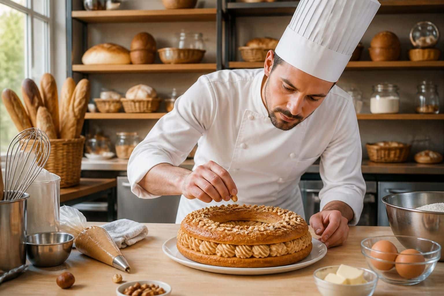 découvrez la recette facile du paris-brest, expliquée pas à pas par un boulanger professionnel pour réussir ce dessert classique chez vous.