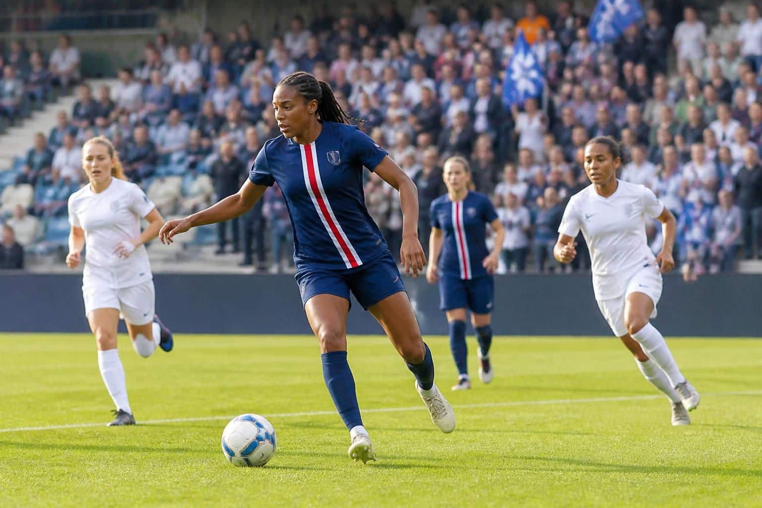 l'équipe féminine participe au championnat sous le nom fcf91 féminines paris fc, représentant fièrement leur club dans la compétition.