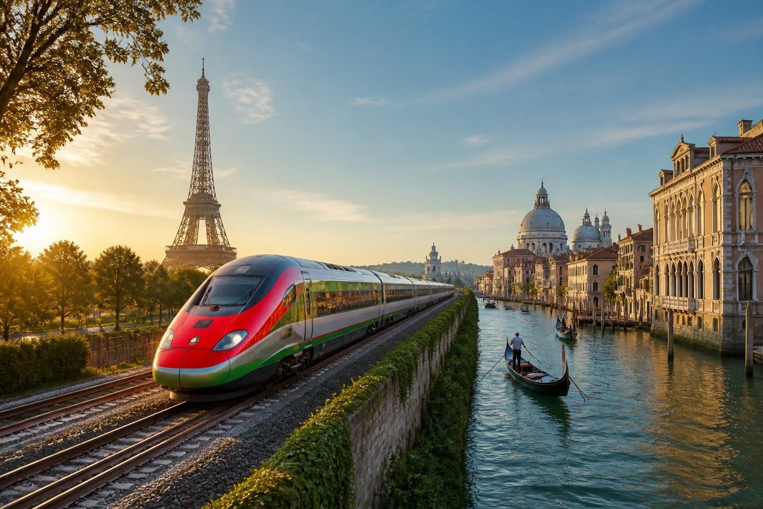 découvrez le trajet direct en train de paris à venise avec l'opérateur ferroviaire trenitalia, pour un voyage confortable et rapide entre ces deux grandes villes.