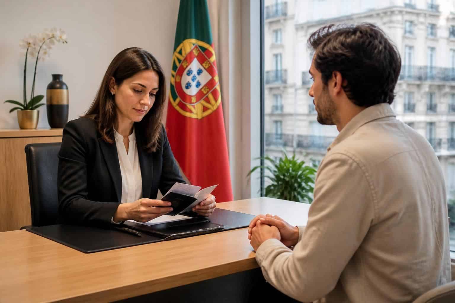 le conseiller consulaire valide votre visa auprès du consulat portugais à paris, assurant un traitement rapide et efficace de votre demande.