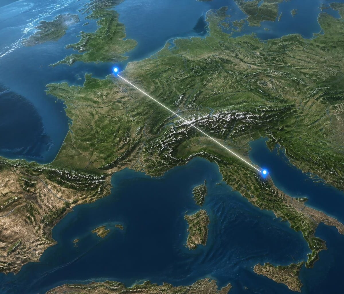 découvrez comment utiliser l'outil google earth pour mesurer facilement la distance entre paris et rome en italie, et planifiez vos voyages avec précision.
