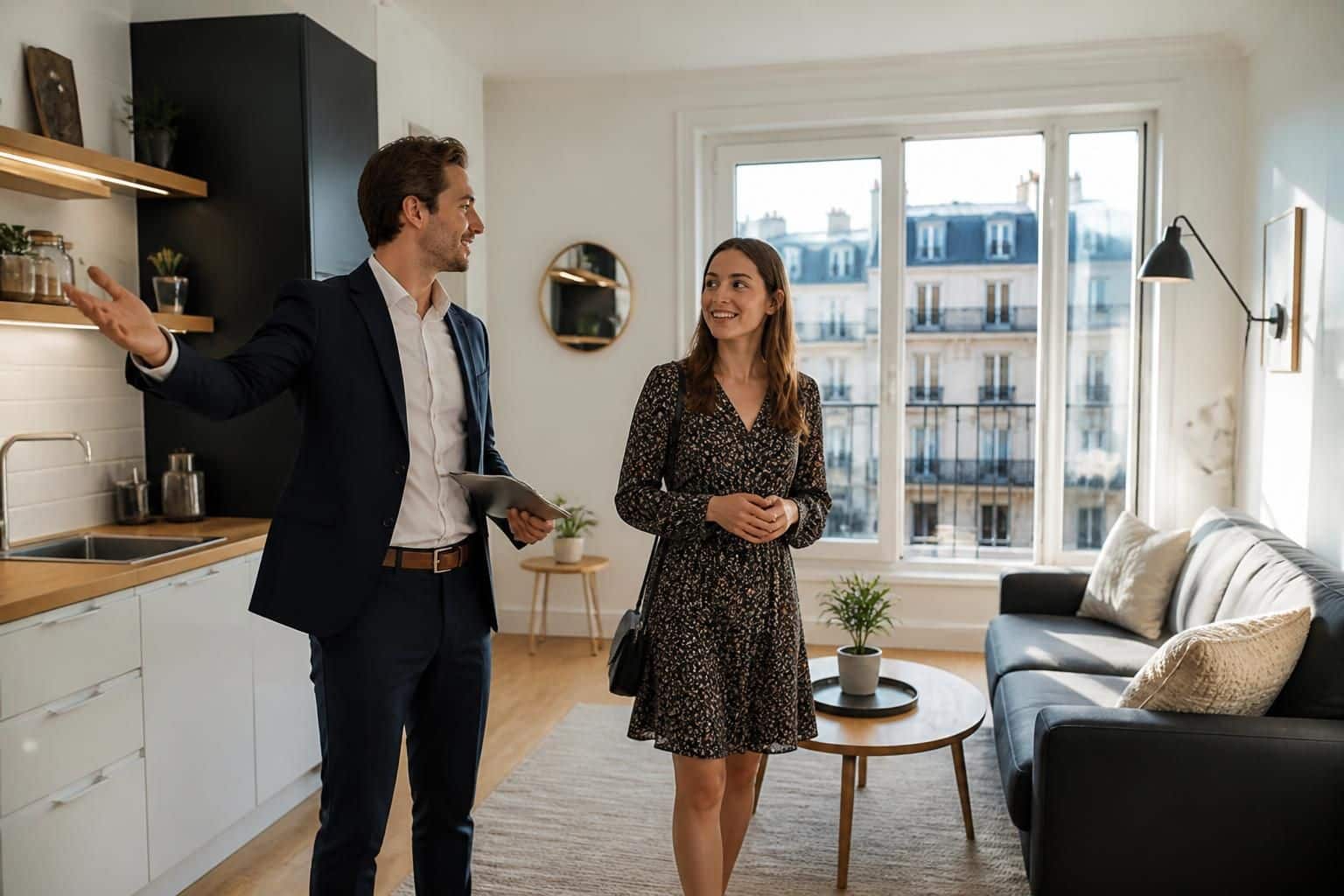 découvrez une visite guidée d'un studio meublé à paris avec un agent immobilier professionnel, parfait pour une location confortable et pratique en plein cœur de la capitale.