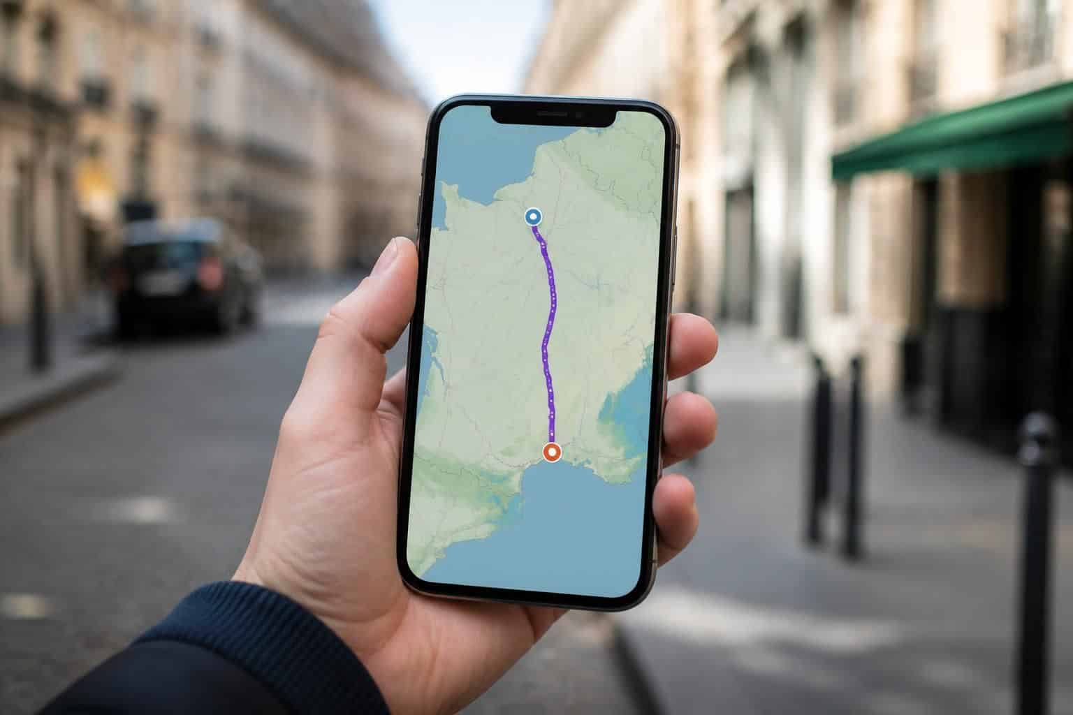 découvrez comment le gps waze calcule l'itinéraire à pied entre paris et montpellier pour un trajet optimisé et précis.