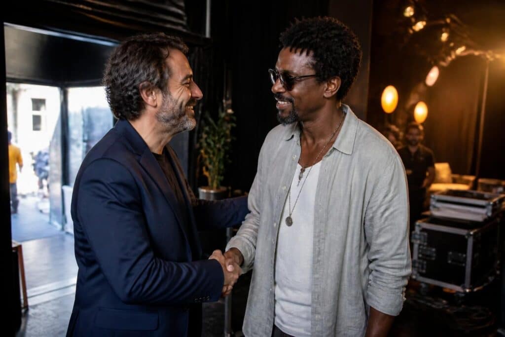 l'organisateur du festival accueille chaleureusement l'artiste seu jorge pour un concert exceptionnel à paris. ne manquez pas cet événement musical unique.