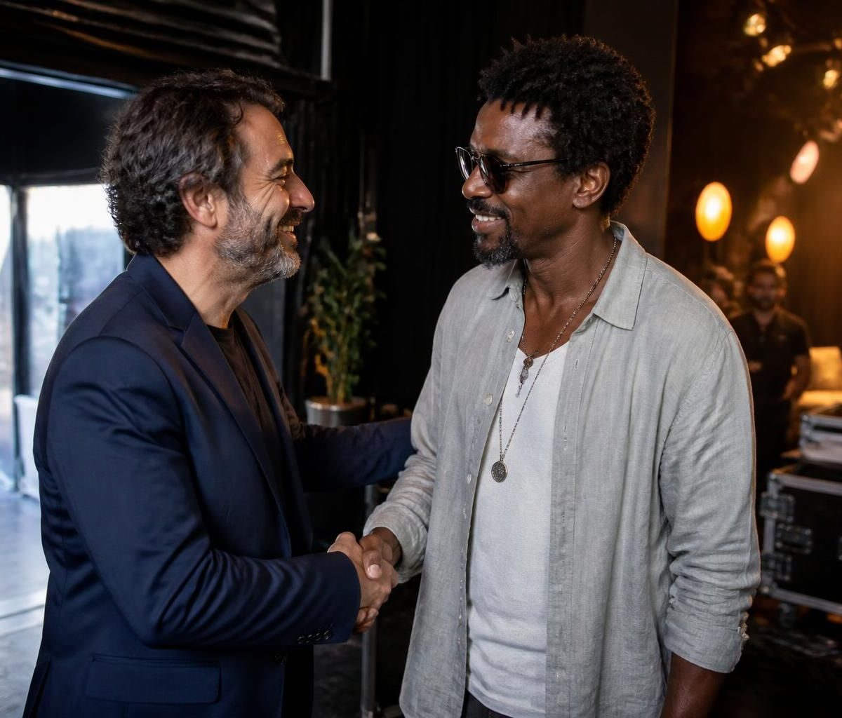 l'organisateur du festival accueille chaleureusement l'artiste seu jorge pour un concert exceptionnel à paris. ne manquez pas cet événement musical unique.