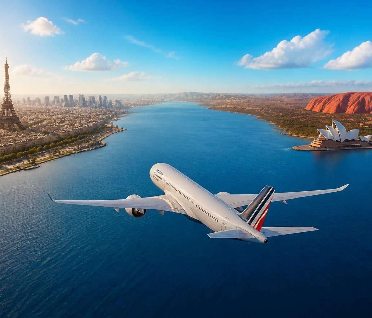 estimez facilement la durée de vol entre paris et l'australie grâce à l'outil air france, pour mieux planifier votre voyage.