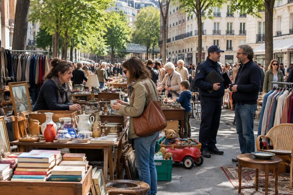 la mairie d’arrondissement autorise la brocante dans le 19ᵉ arrondissement de paris ce week-end. découvrez les dates, horaires et informations pratiques.