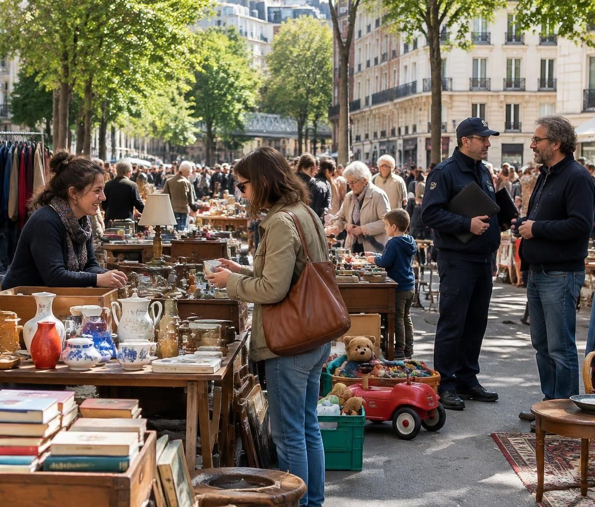 la mairie d’arrondissement autorise la brocante dans le 19ᵉ arrondissement de paris ce week-end. découvrez les dates, horaires et informations pratiques.