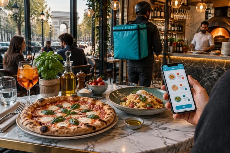 commandez vos pâtes et pizzas chez vapiano paris champs-élysées avec deliveroo et faites-vous livrer vos plats préférés directement chez vous.
