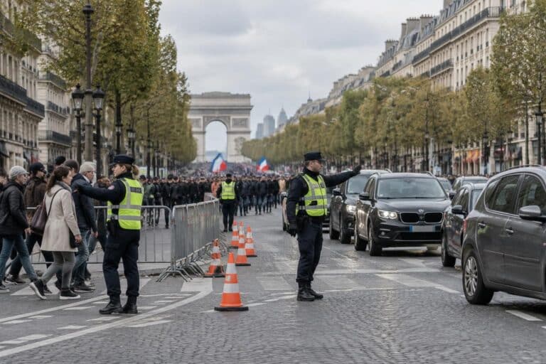 la préfecture adapte la circulation à paris aujourd’hui en raison de la manifestation. consultez les informations sur le parcours et les restrictions prévues.