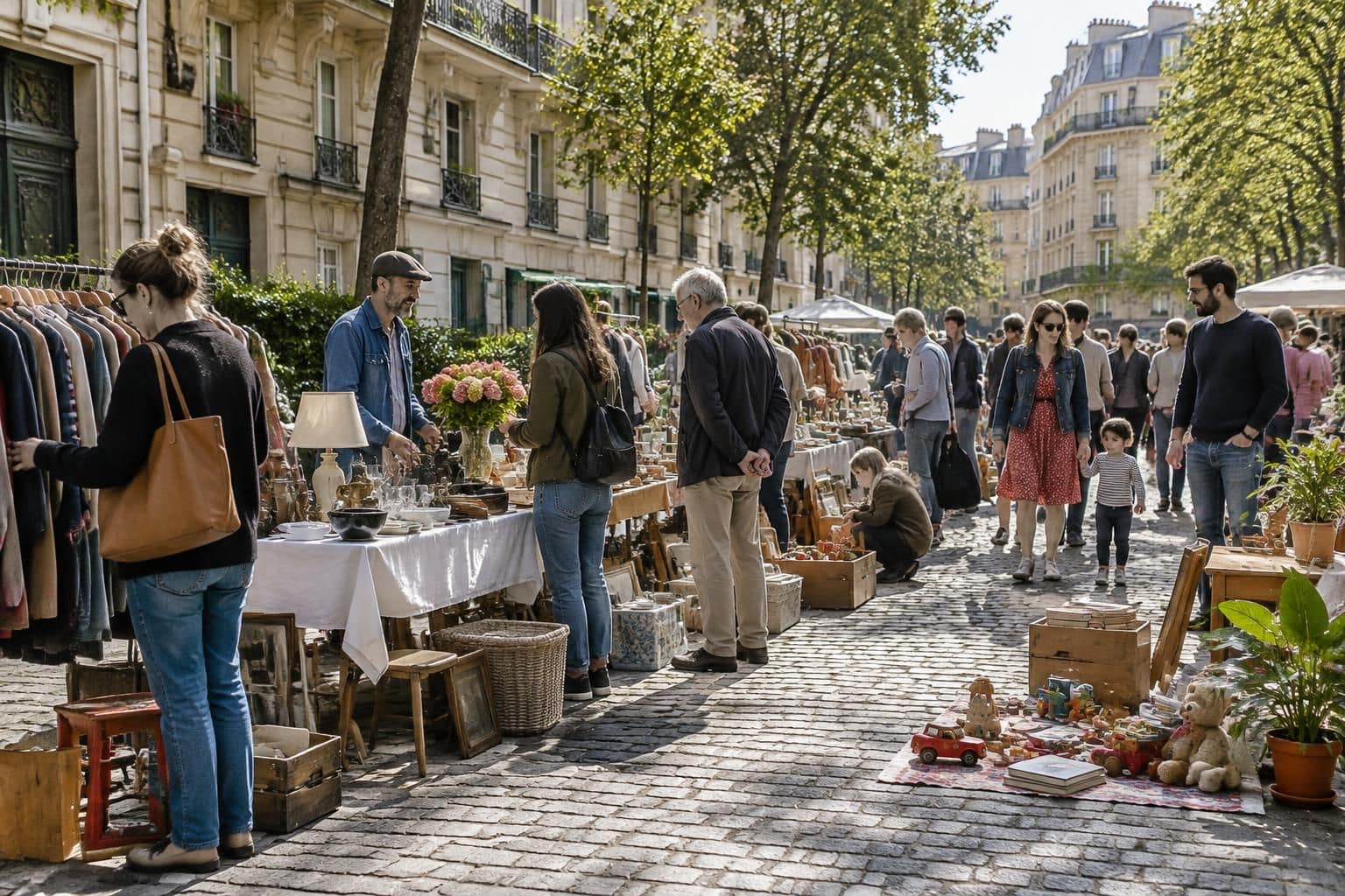ce week-end, l’association de riverains organise un vide-grenier dans le 20ᵉ arrondissement de paris. venez chiner et profiter de l’événement !