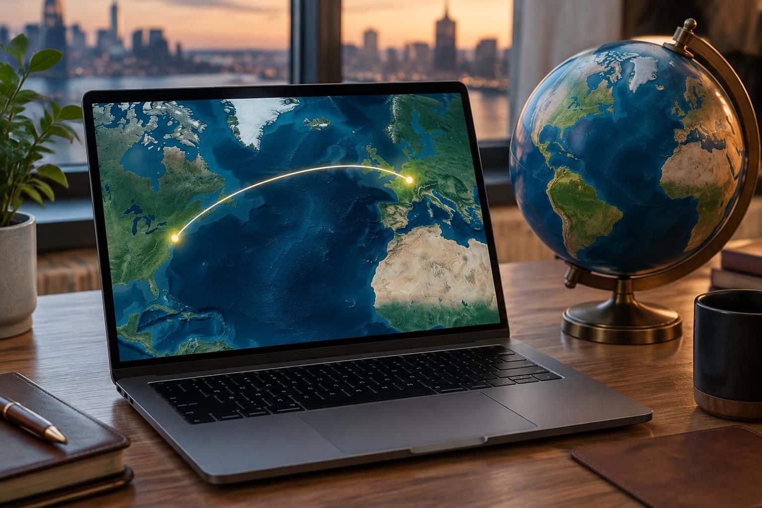 estimez la distance entre paris et new york grâce à notre calculateur d’itinéraire et obtenez rapidement une estimation de votre trajet.