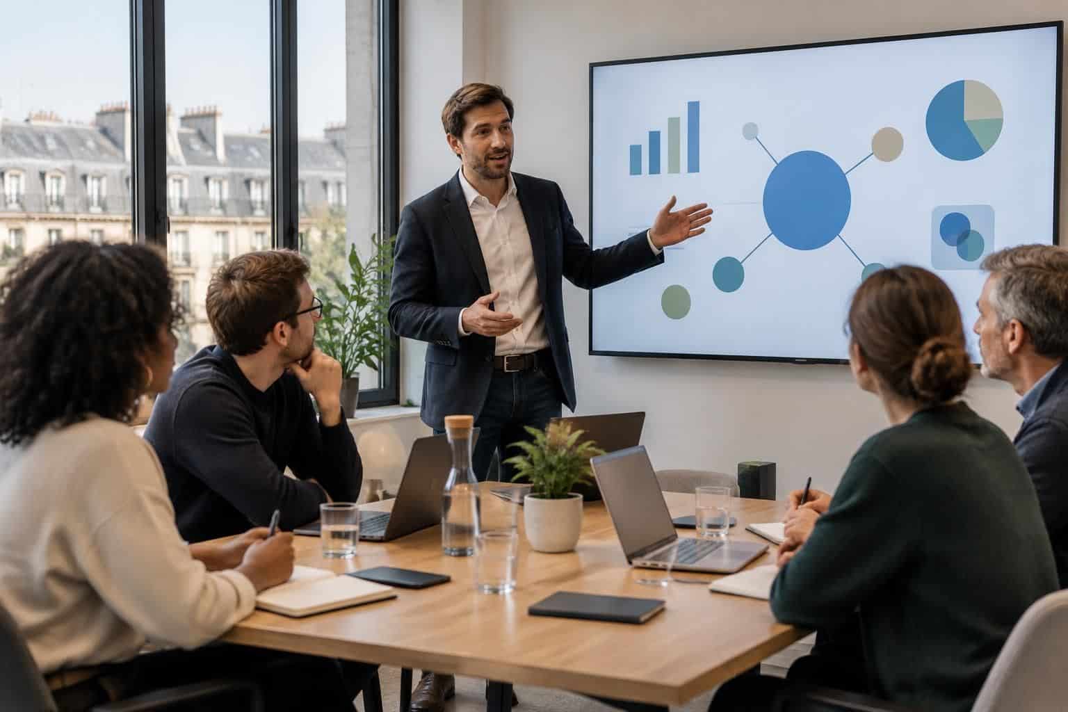 un formateur indépendant anime vos formations digitales à paris avec club formation digital. développez des compétences pratiques grâce à un accompagnement personnalisé.