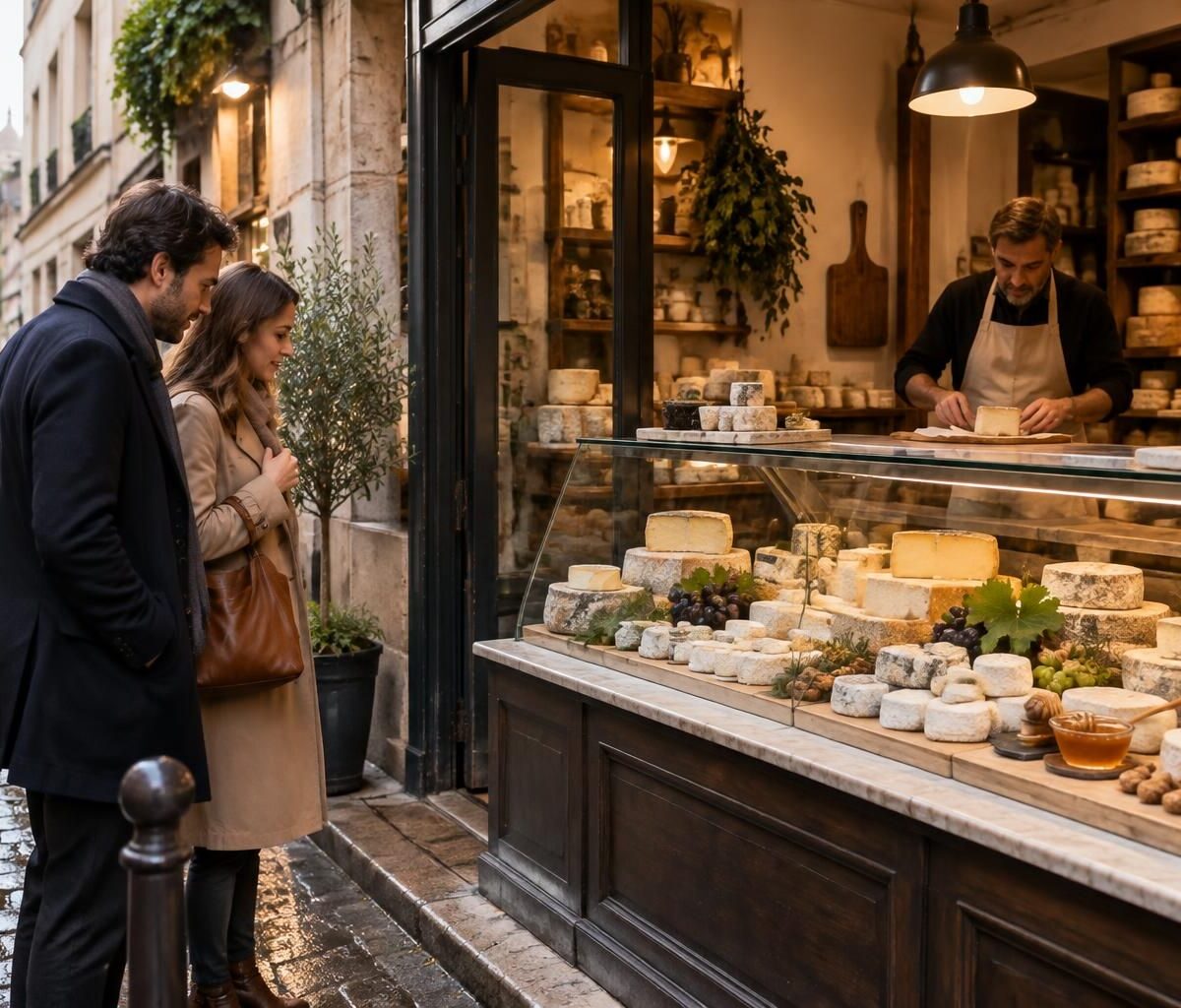 découvrez la fromagerie du bas-montmartre, recommandée par le guide michelin : une adresse incontournable pour savourer de bons fromages dans le 18ᵉ arrondissement de paris.