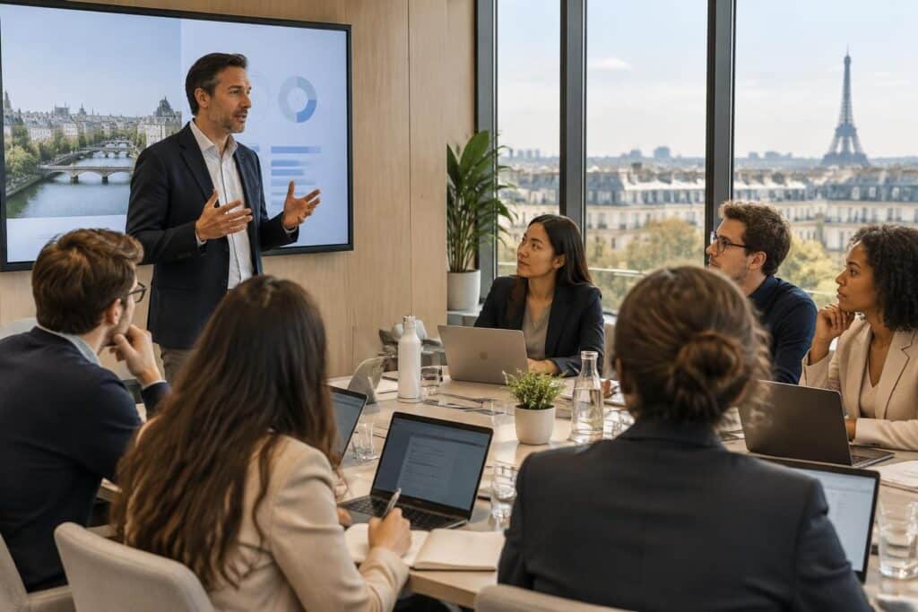 l’école de management organise un séminaire à paris avec club formation digital. découvrez les échanges et les opportunités de formation au numérique.