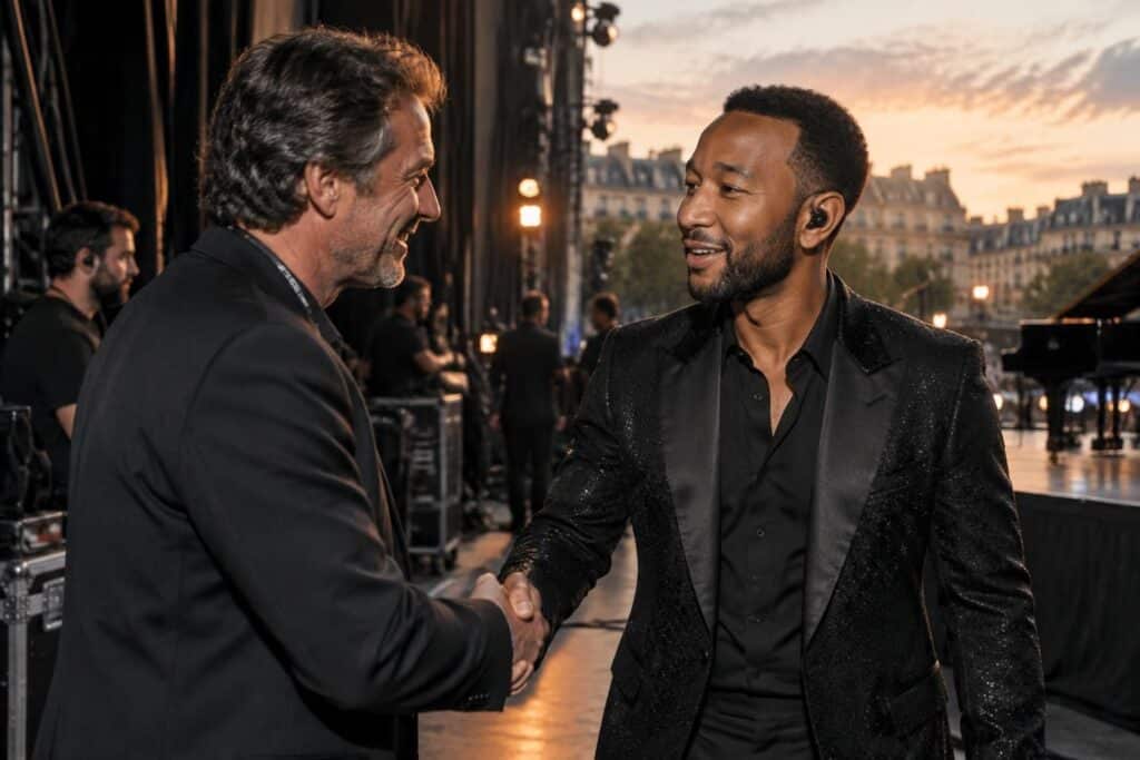 l’organisateur du festival accueille john legend à paris pour un concert très attendu. découvrez les informations sur cet événement musical.