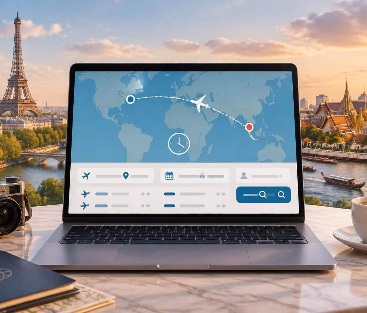 découvrez comment l’outil d’évaluation google flights estime le temps de vol entre paris et bangkok et vous aide à préparer votre voyage.